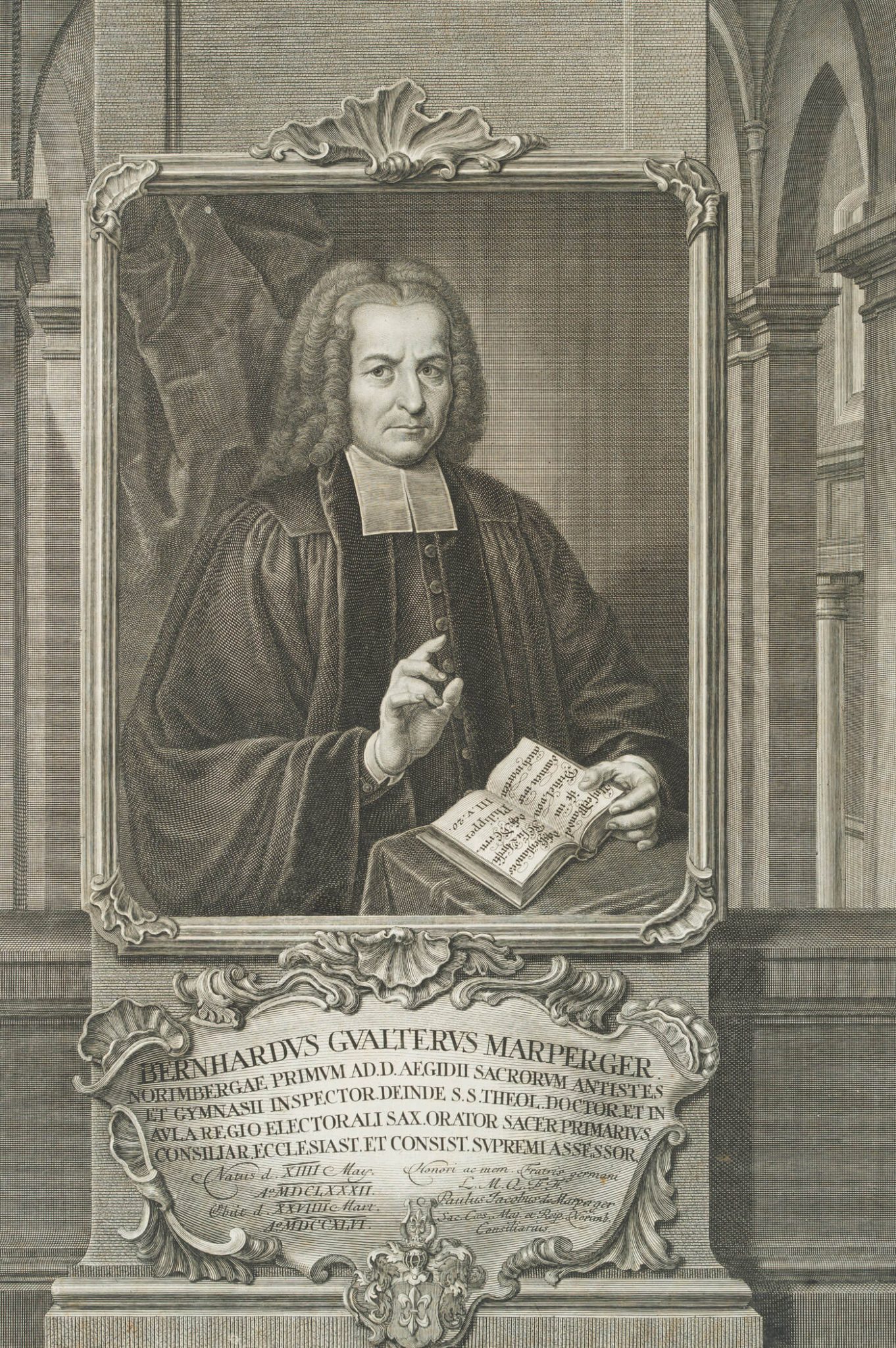 Porträt Marperger (1682-1746)
