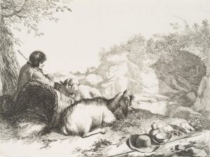 Rastende Ziegenhirten