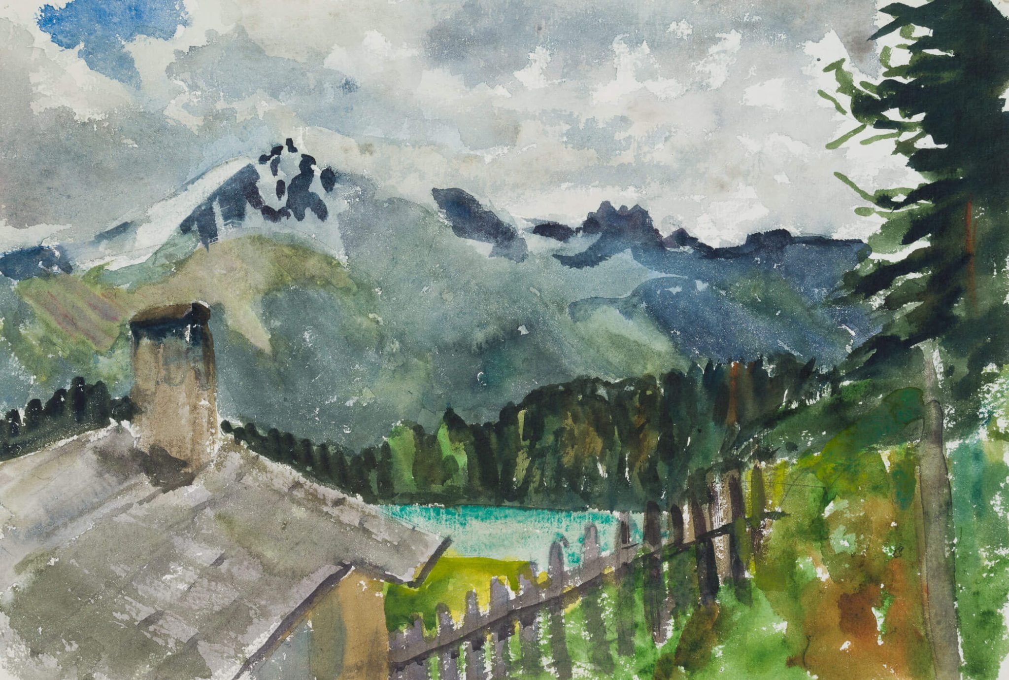 Almhütte in den Bergen