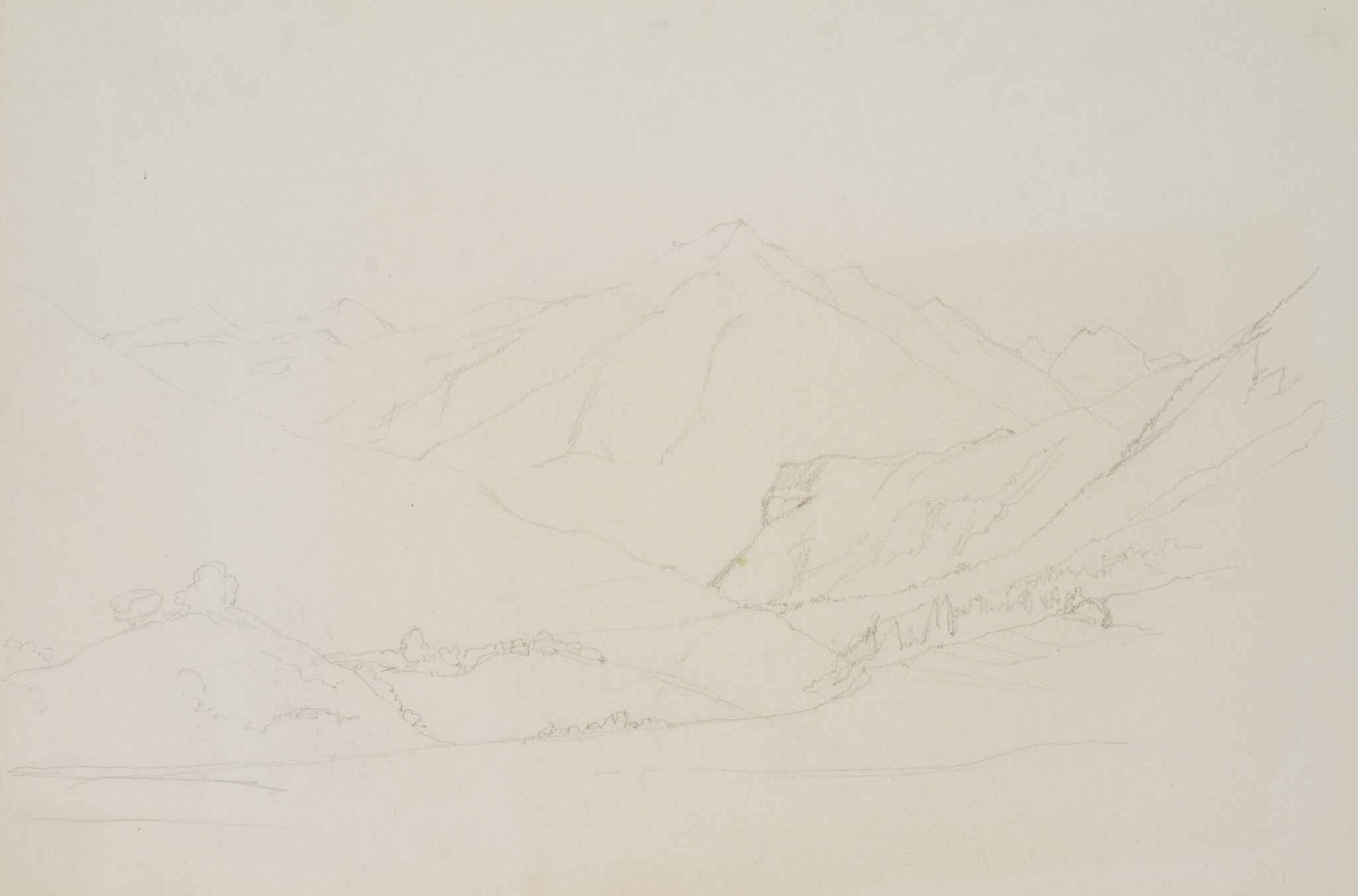 Gebirgslandschaft mit Muchetta