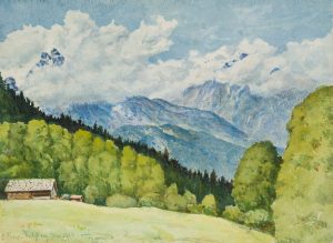 Der Watzmann. Alpenlandschaft