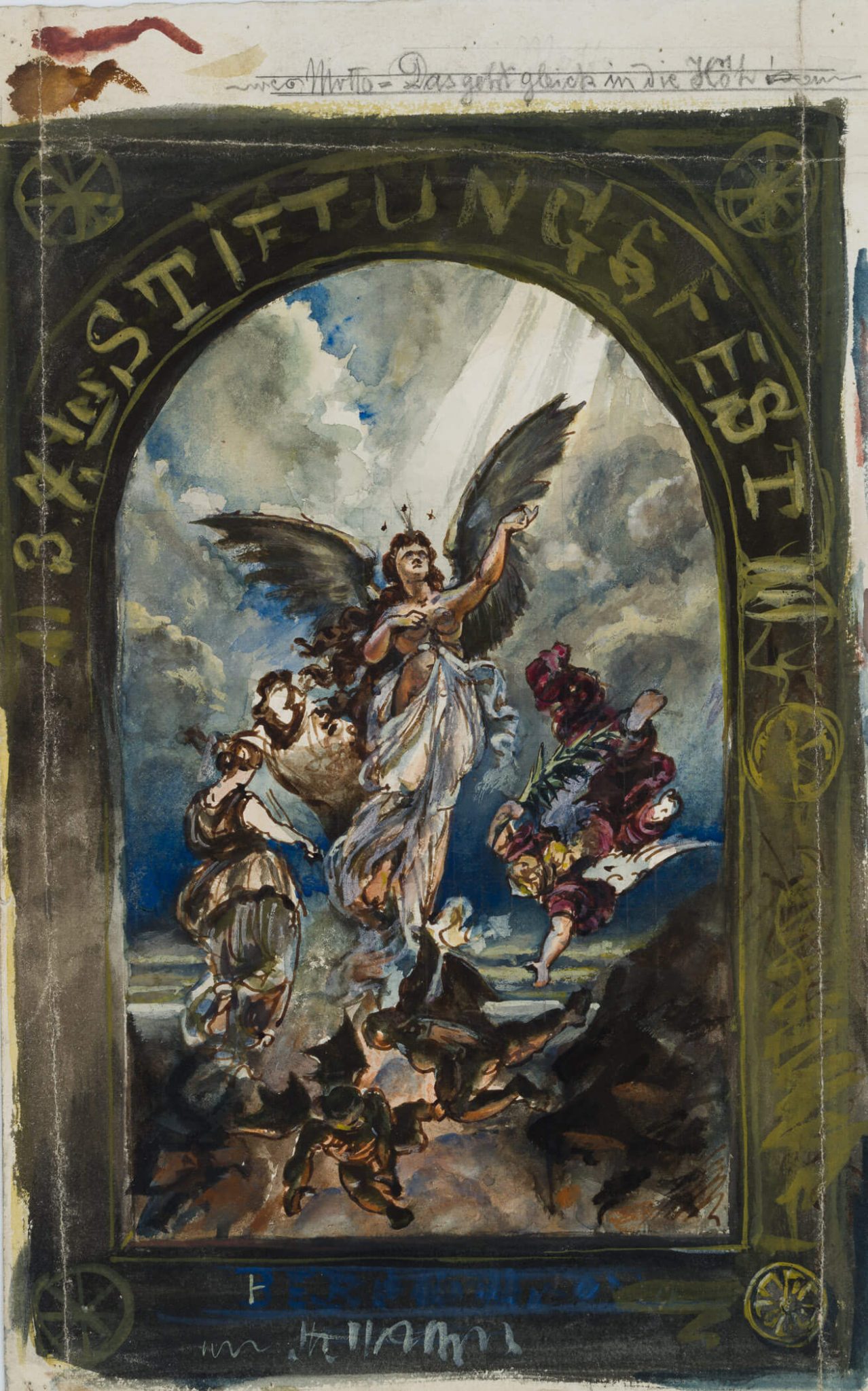 Apotheose. Zur Göttin erhobenen