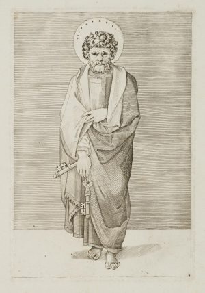 Heiliger Petrus mit Schlüssel