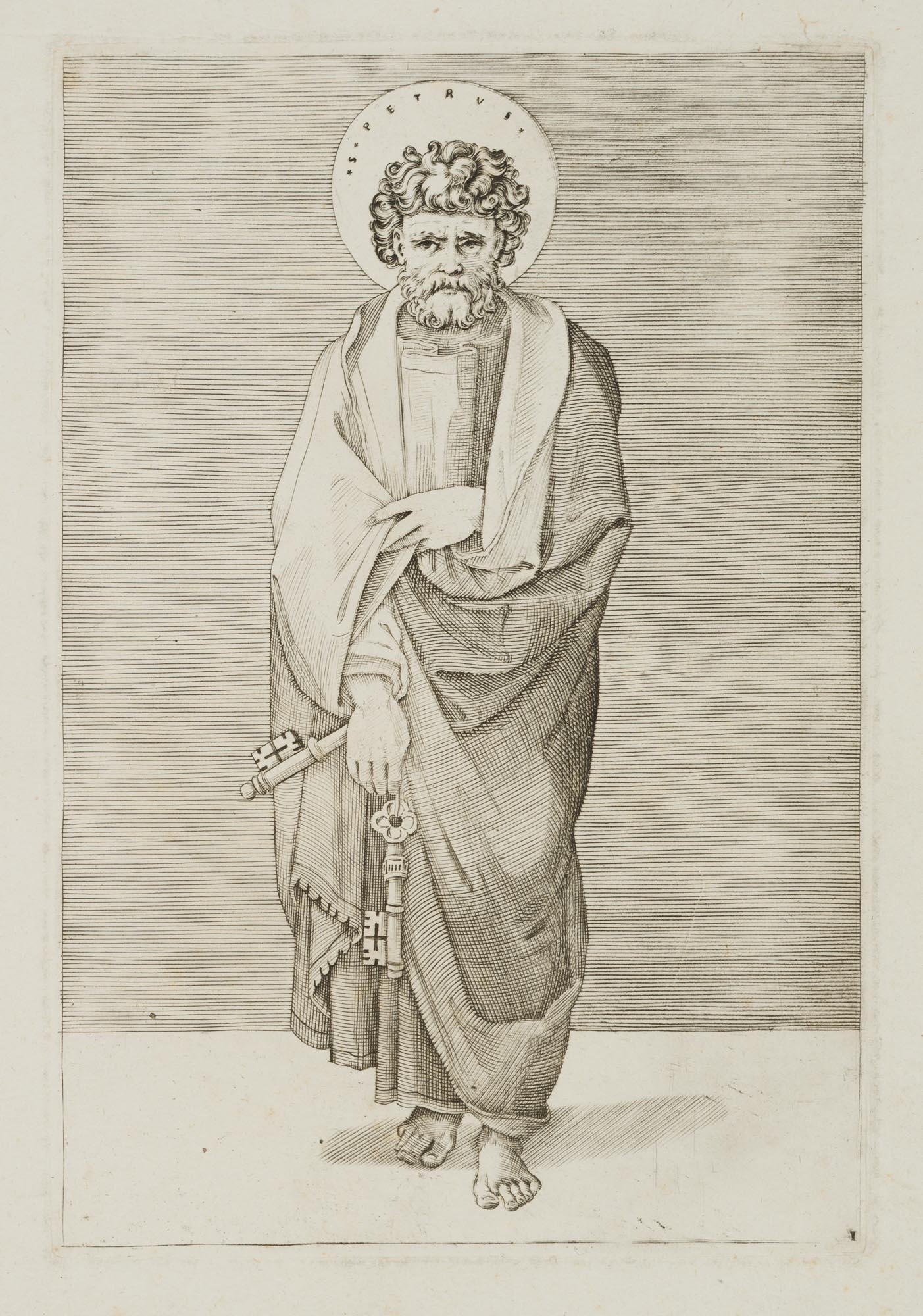 Heiliger Petrus mit Schlüssel
