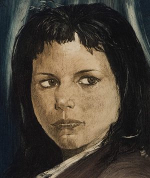 Frauenportrait. Kopfstück