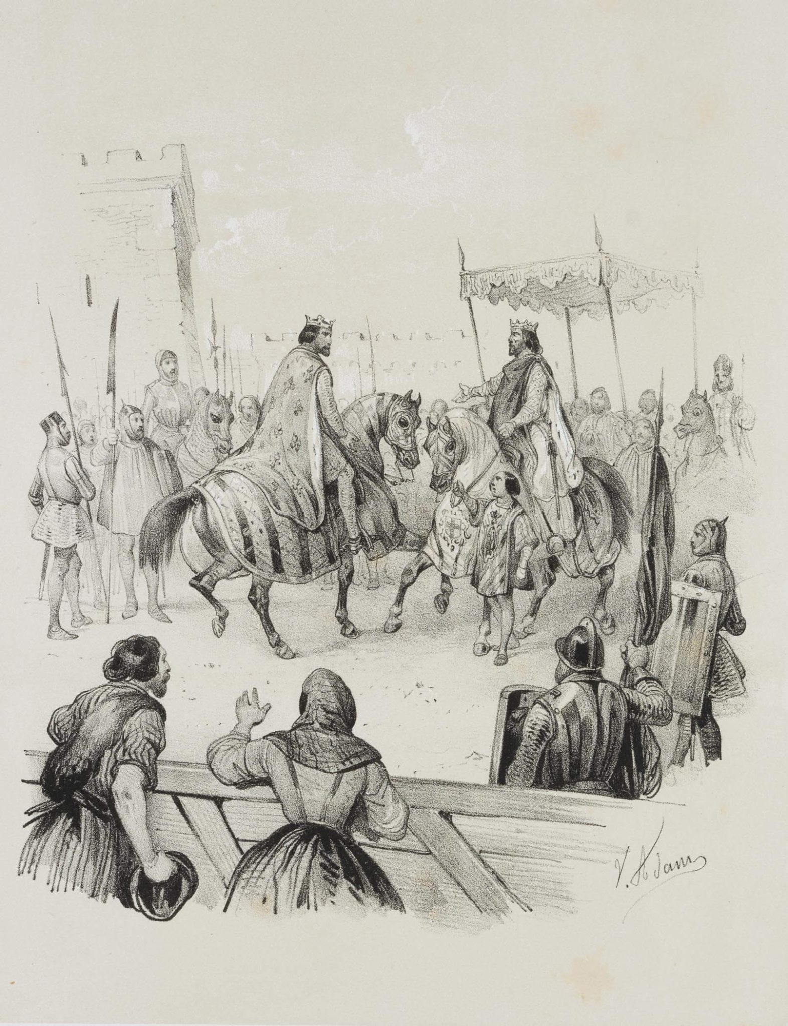 Treffen Henri II. und Robert II.