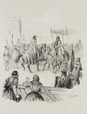 Treffen Henri II. und Robert II.