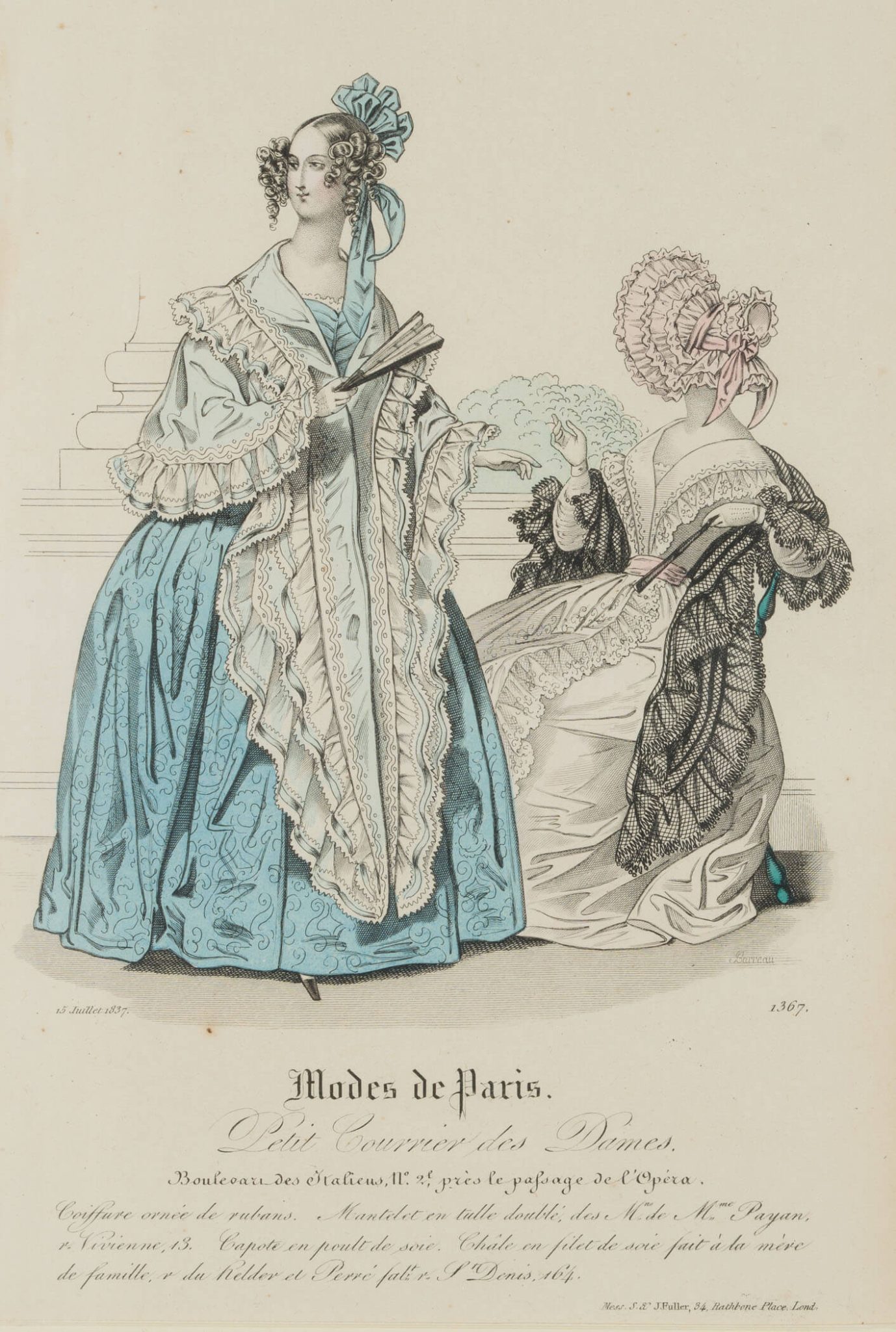 Elegante ausladende Tagesmode