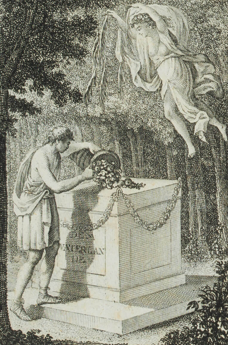 Antikisierende Allegorien, 3 Blatt