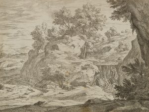 Felsige Naturlandschaft mit Wildbach
