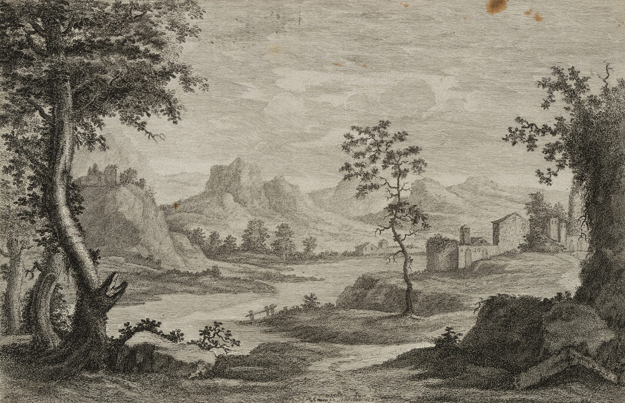 Hügelige Seenlandschaft