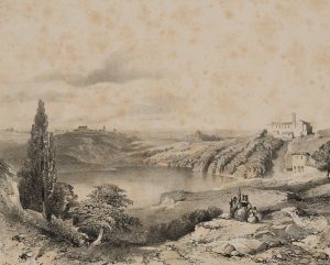 Le lac de Némi. Nemisee bei Rom