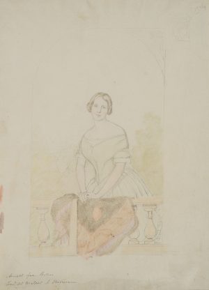 Frau des Malers A. Herrmann