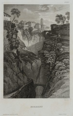 Tal der Mühlen in Sorrent. Romantik