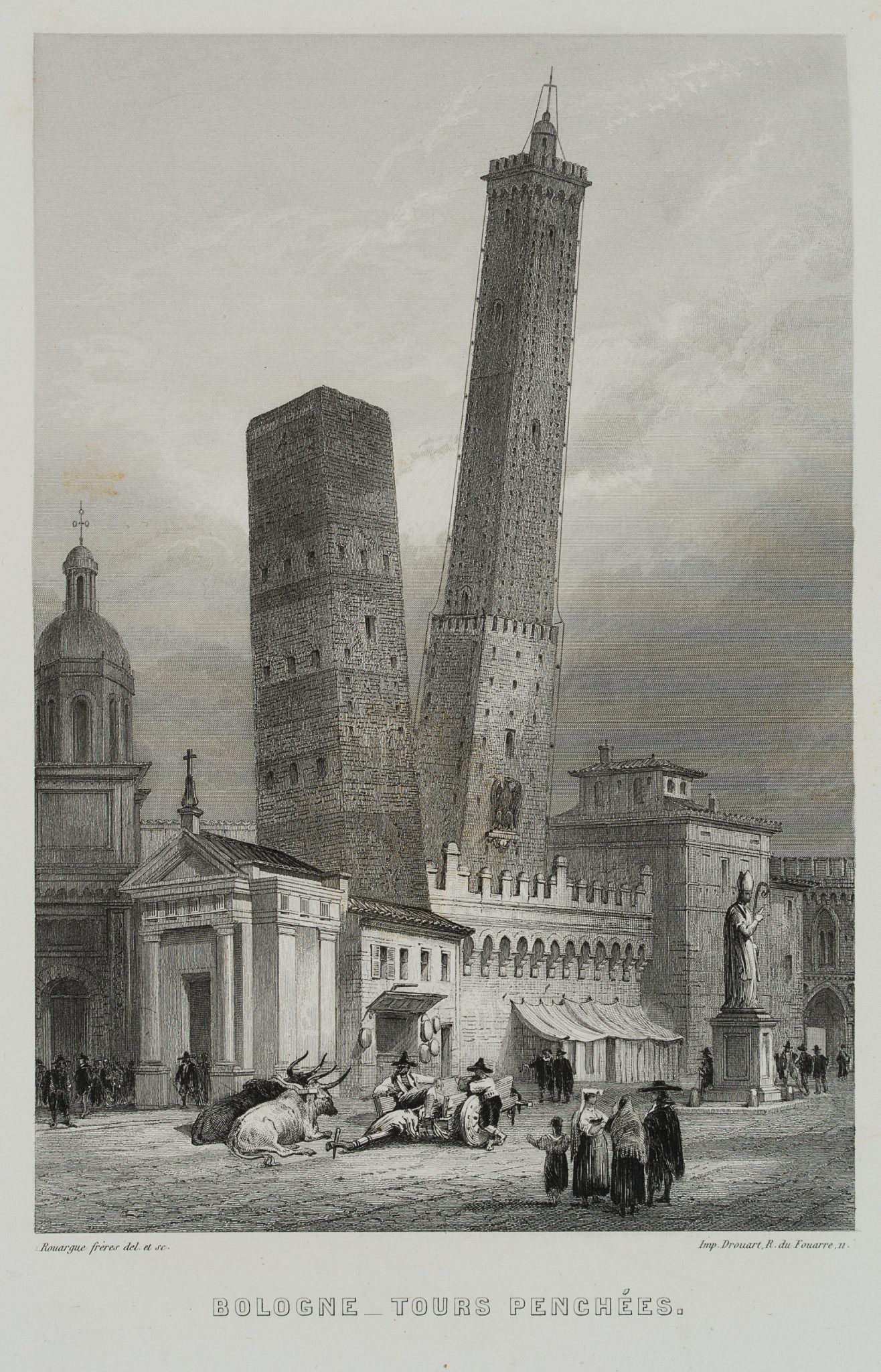 Le due Torri, Zwei Türme in Bologna