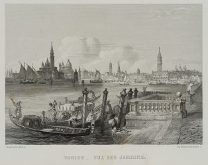 Ansicht von Venedig in der Lagune