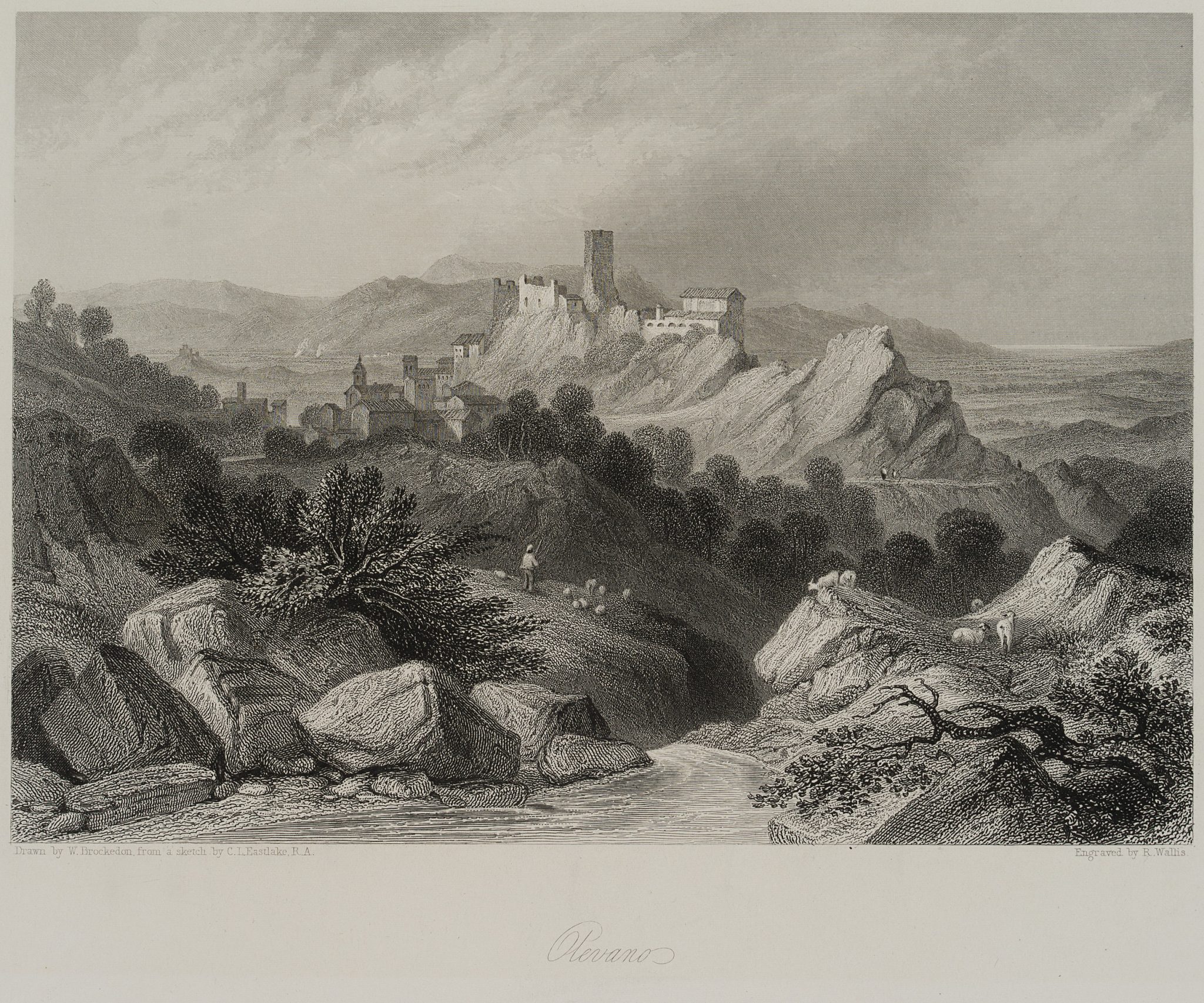 Ansicht von Olevano