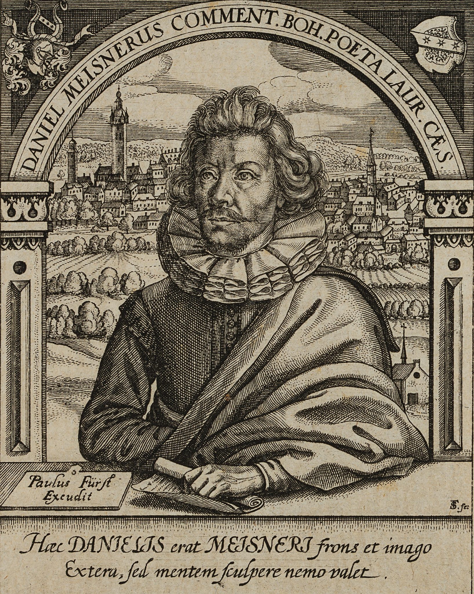 Porträt Daniel Meisner vor Frankfurt