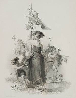 Mädchen in neapolitanischer Tracht