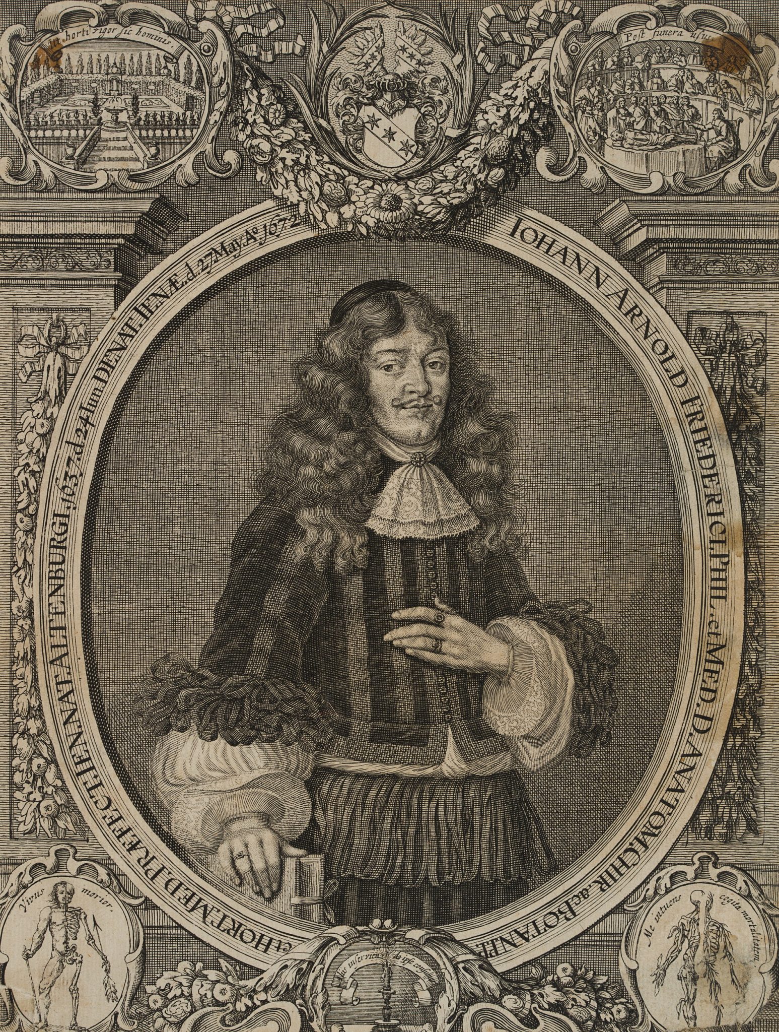 Porträt J. A. Friderici (1637-1672)