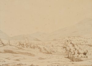 Hügellandschaft in Wales