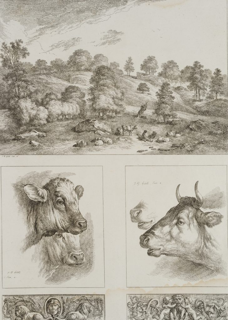 Werk von Jean-Baptiste Huet