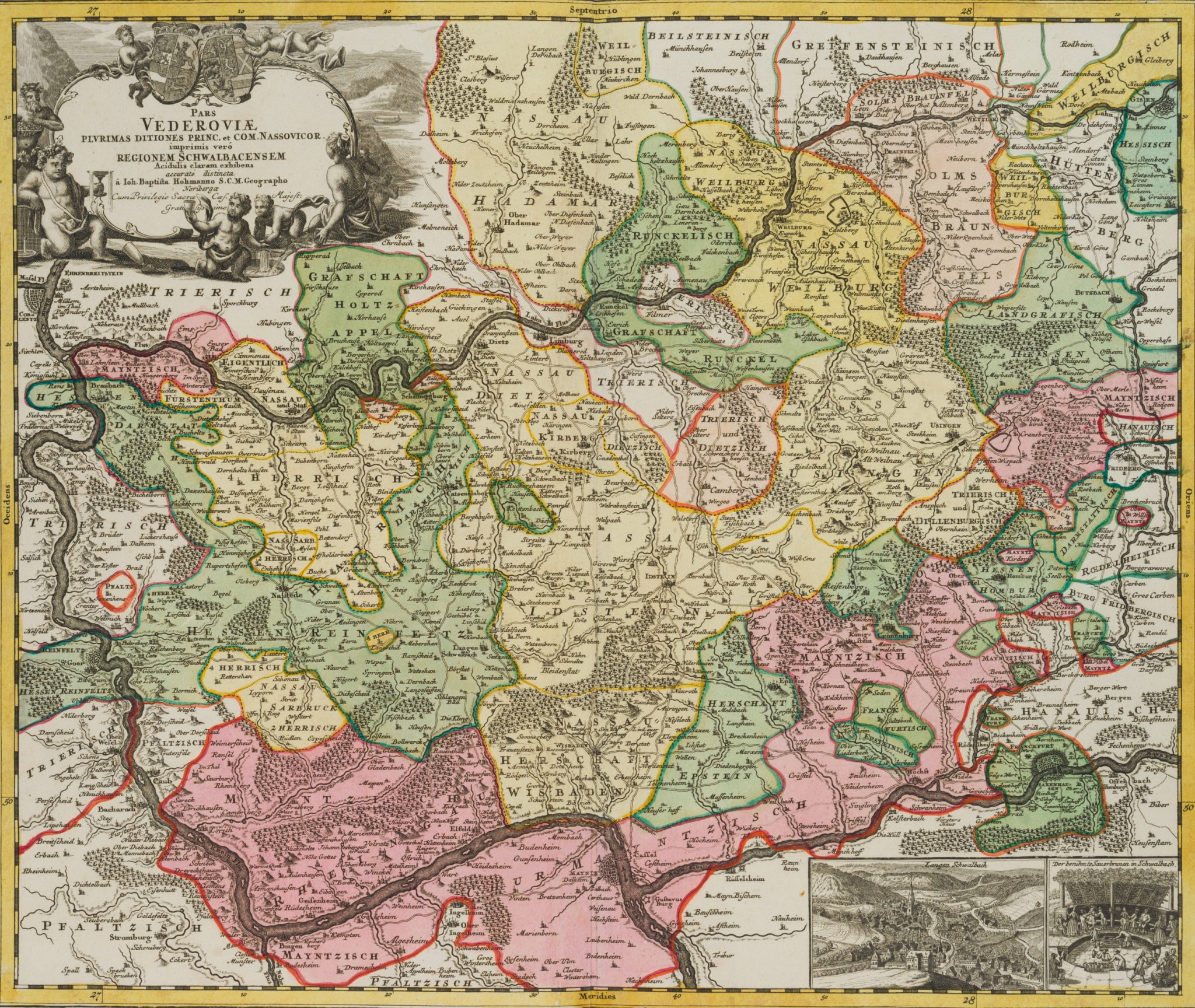 Historische Karte der Wetterau