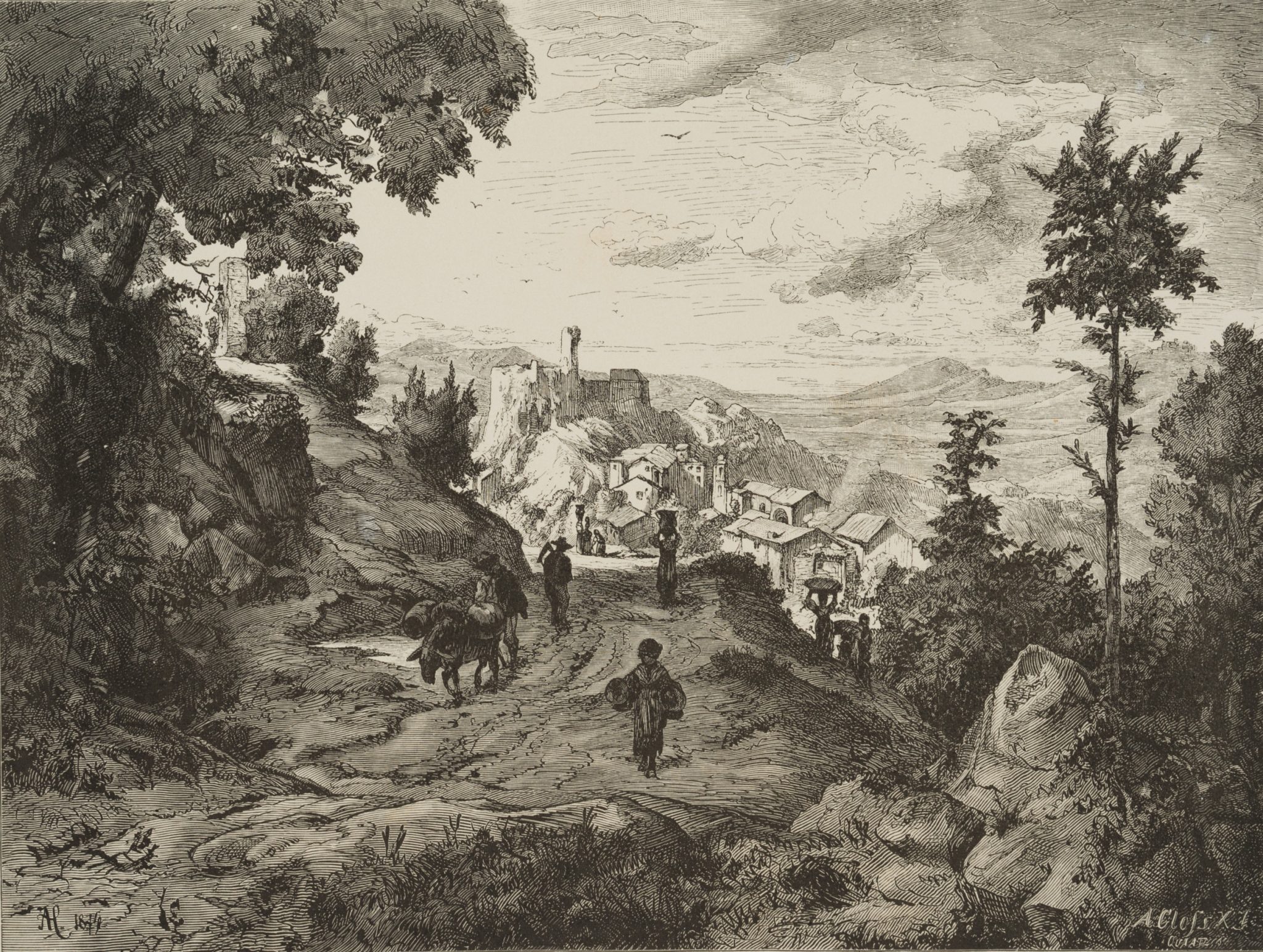 Vedute von Olevano