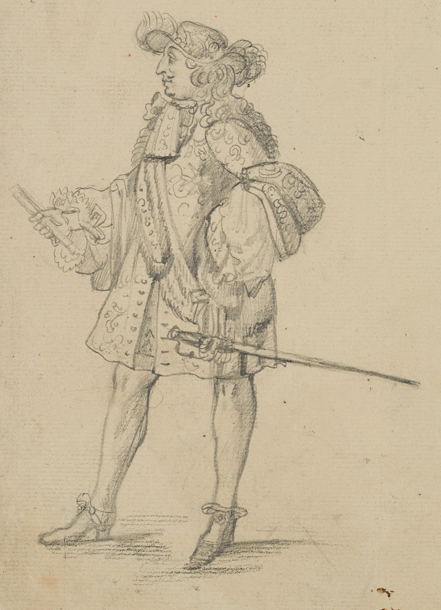 Französischer Edelmann, Kostümstudie