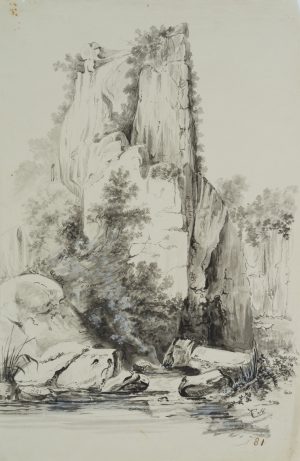 Felsen am Fluss