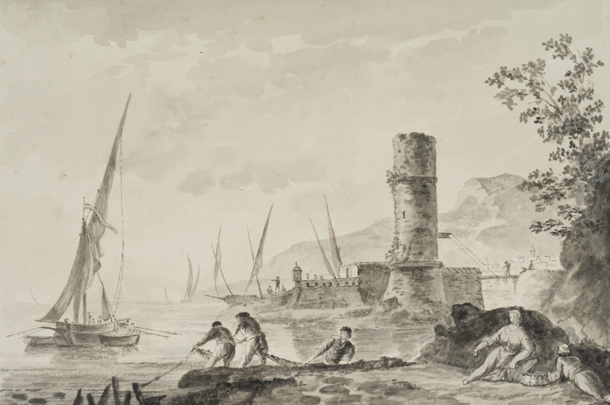 Geschäftiger Hafen