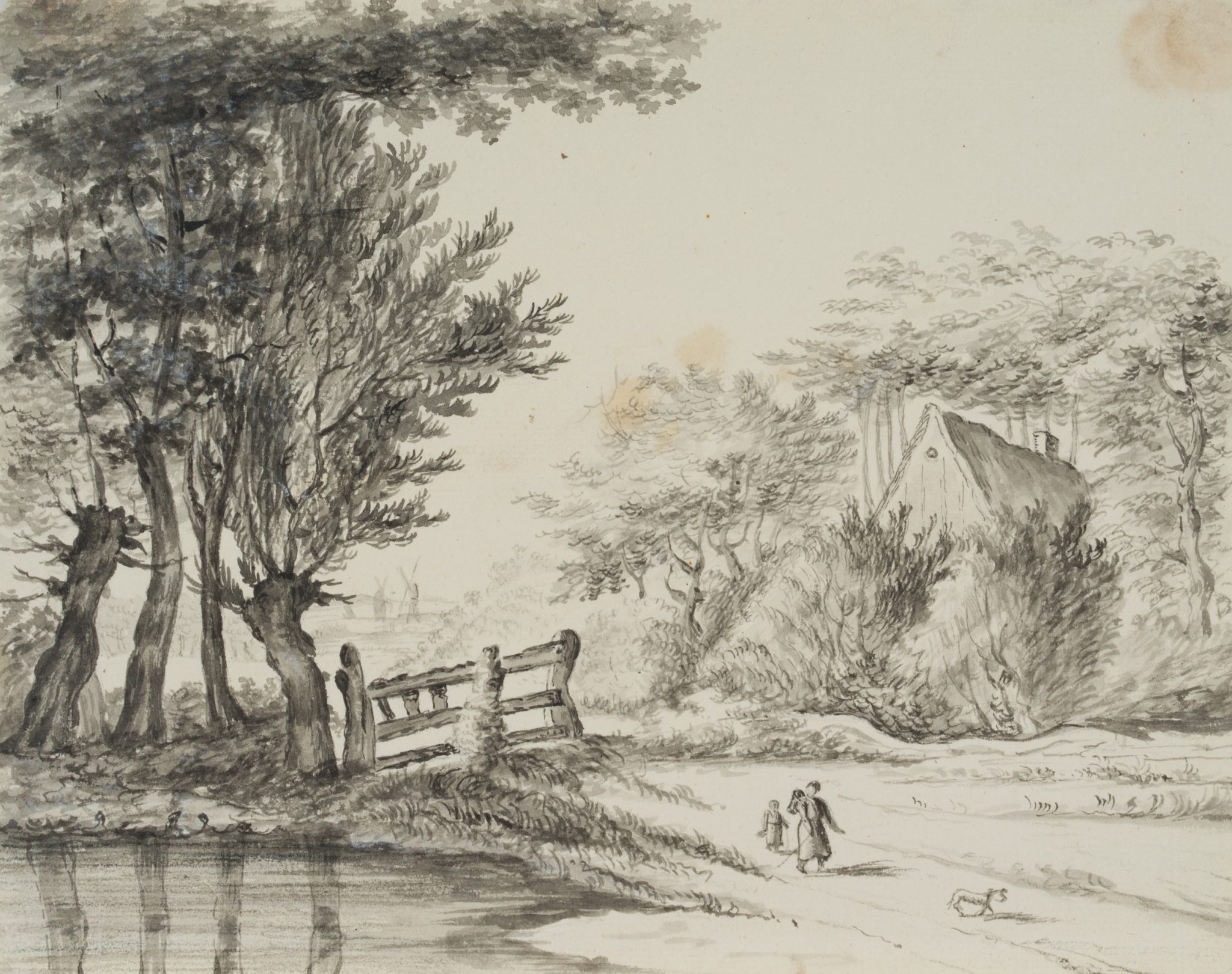 Landschaft mit reicher Vegetation