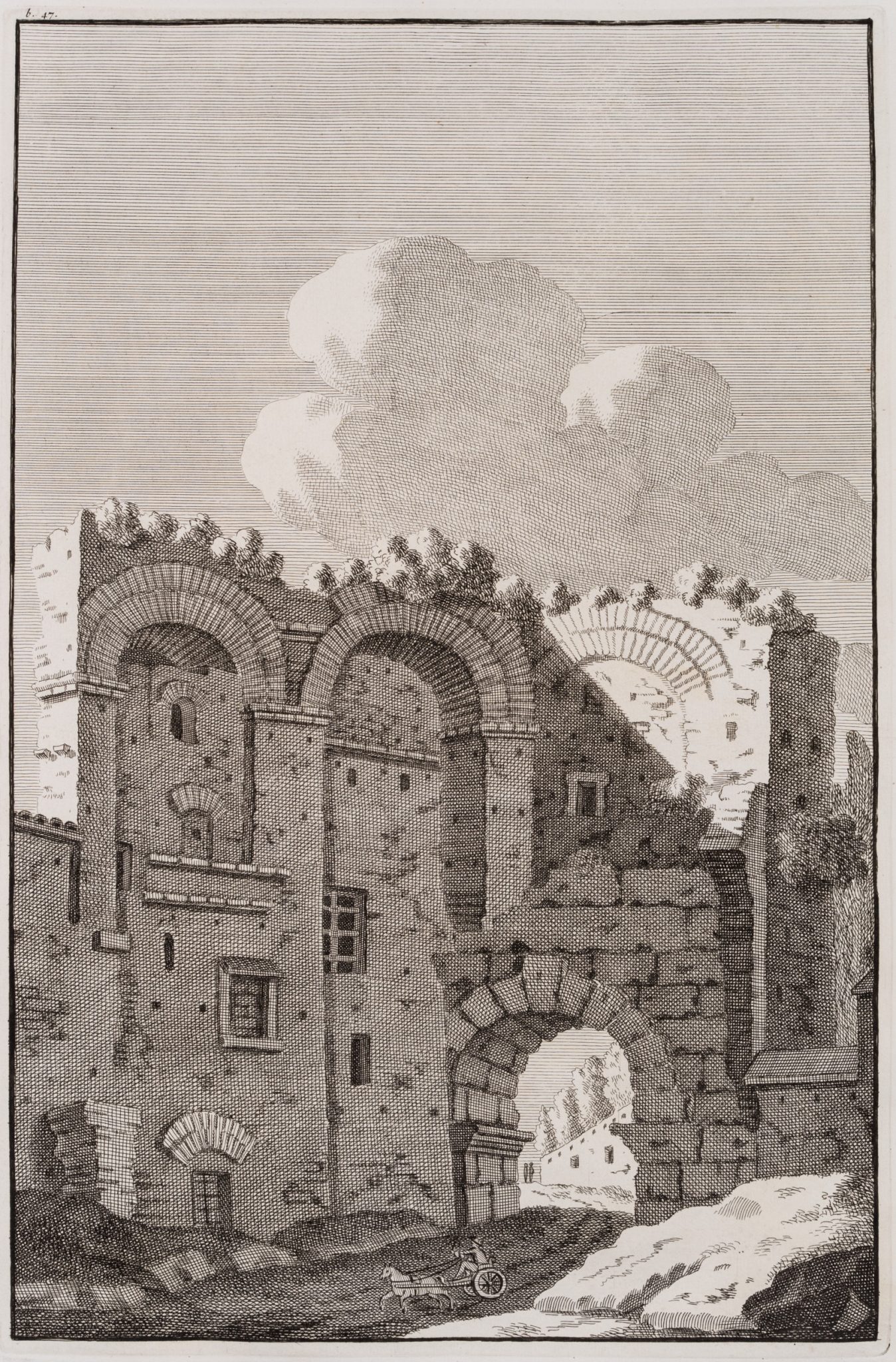 Wasserleitung, Aquädukt des Antonius, Rom