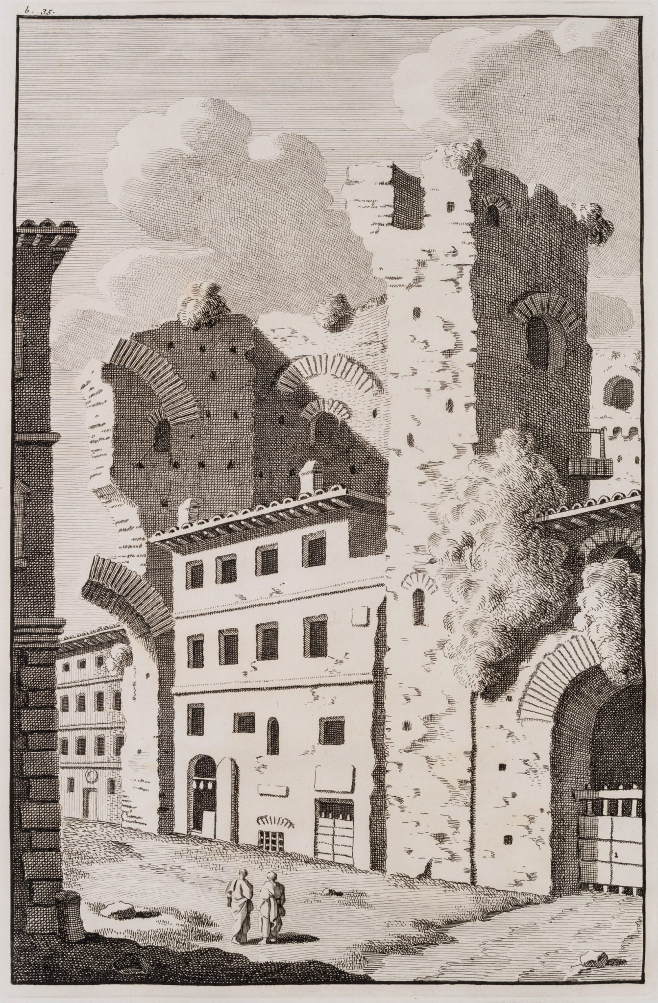 Ruine der Agrippa-Thermen in Rom
