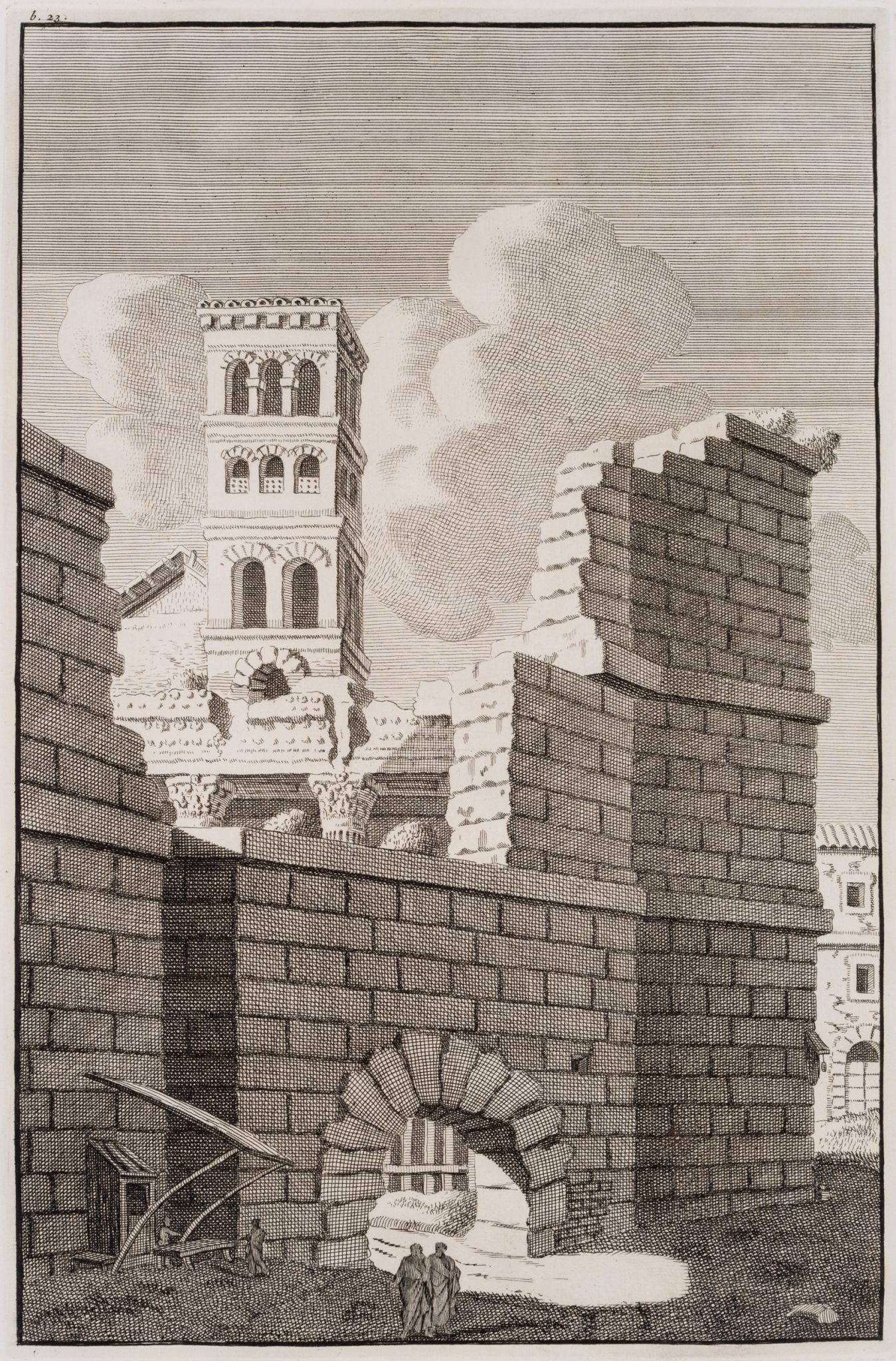 Ruinen des Nerva-Forums in Rom