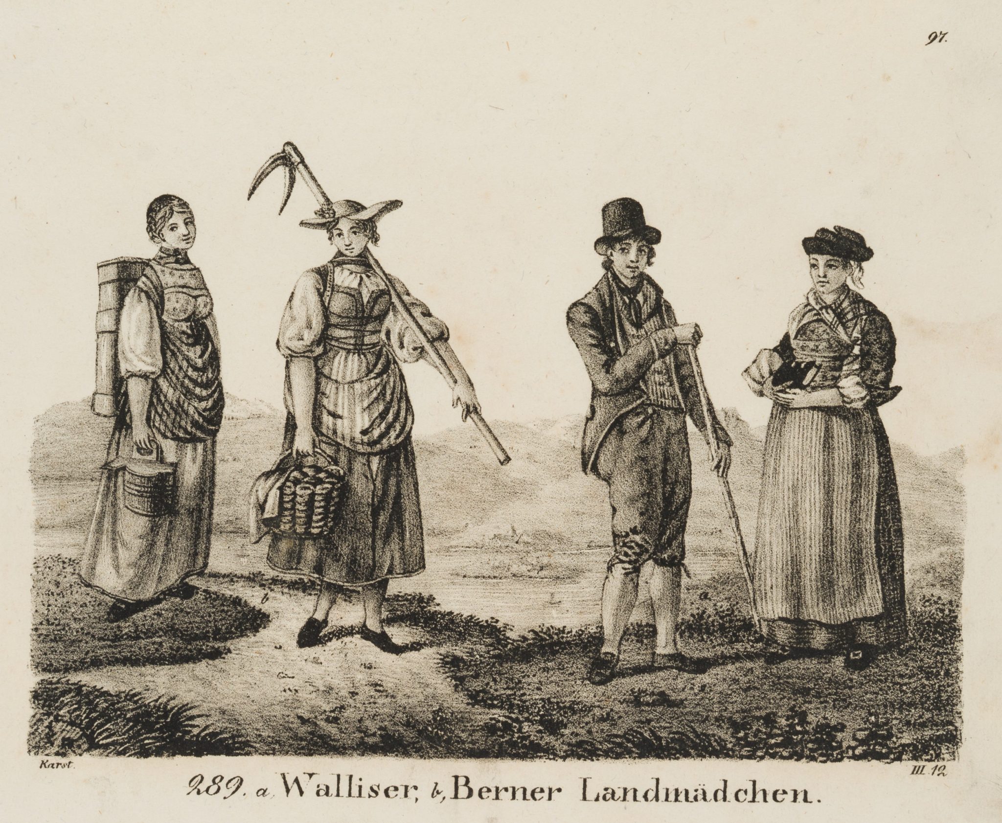 Walliser, Berner Landmädchen
