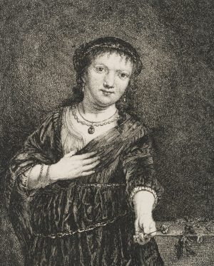 Saskia als Flora