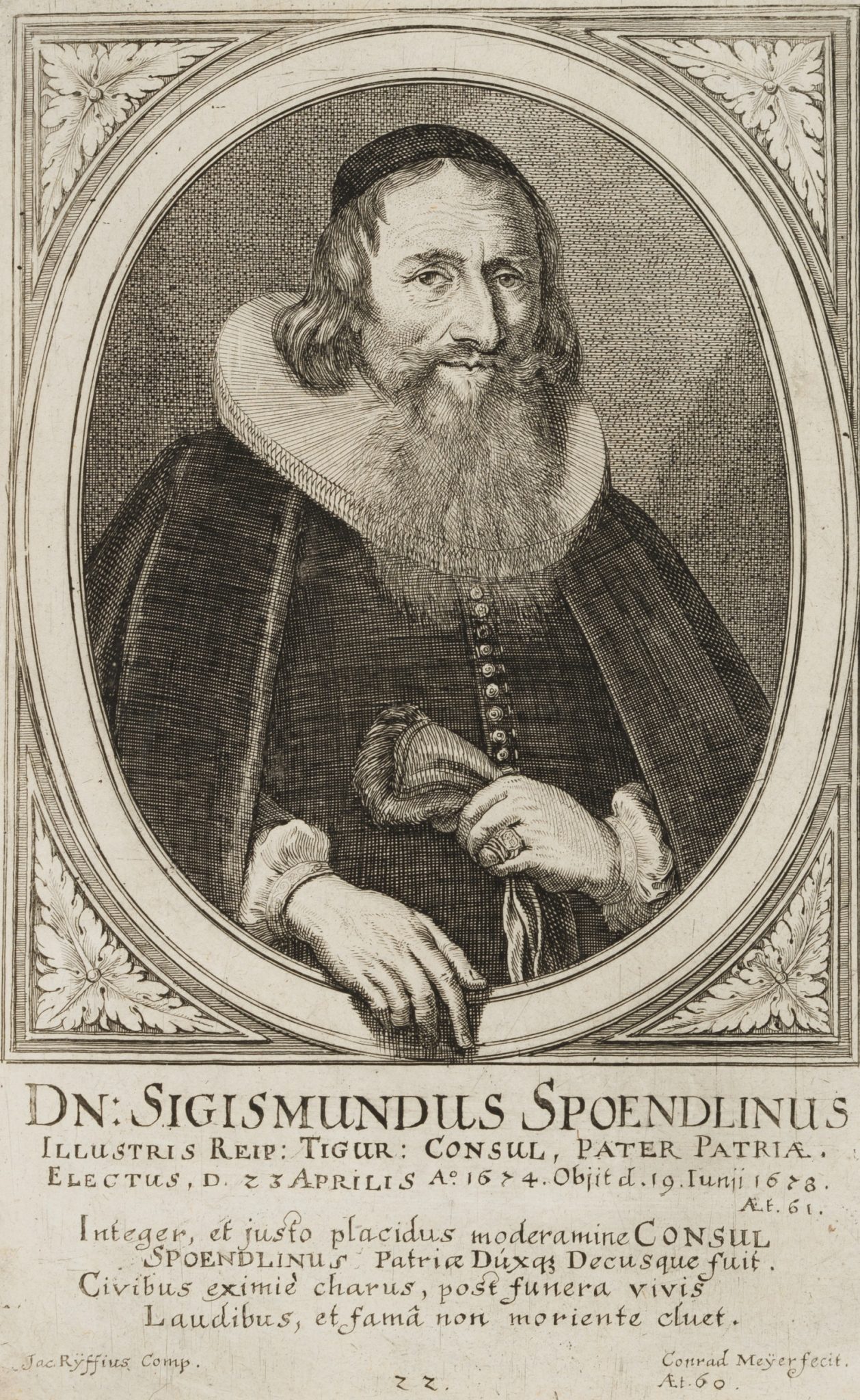 Portrait des Sigmund Spöndli