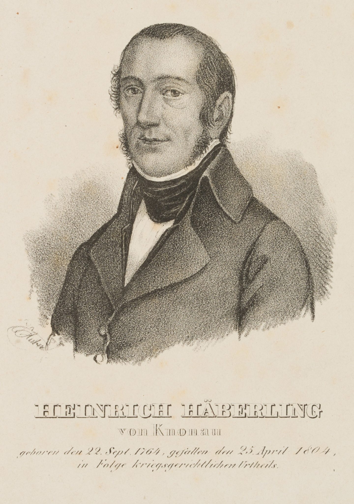 Porträt des Heinrich Häberling