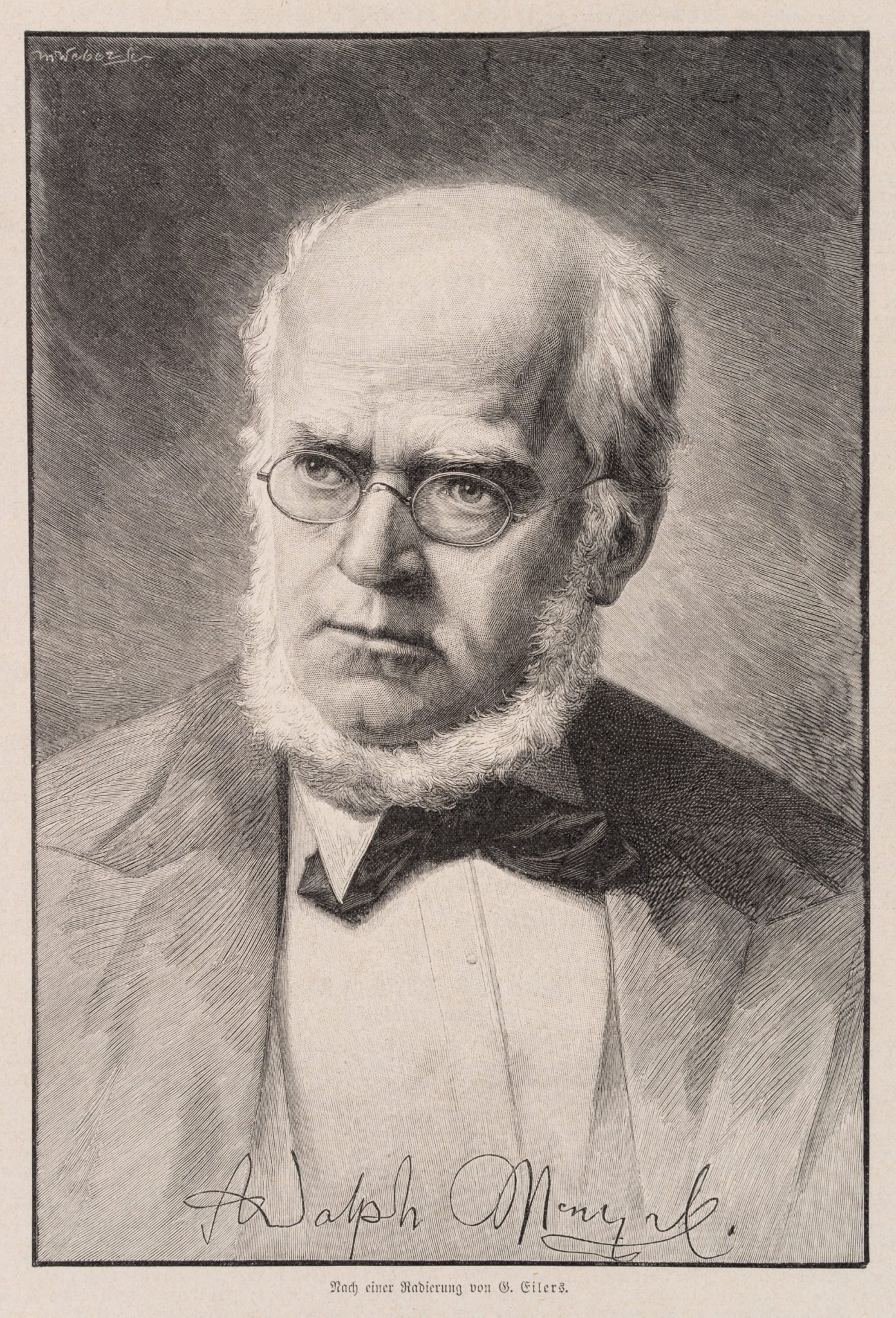 Porträt Adolph Menzel (1815-1905)