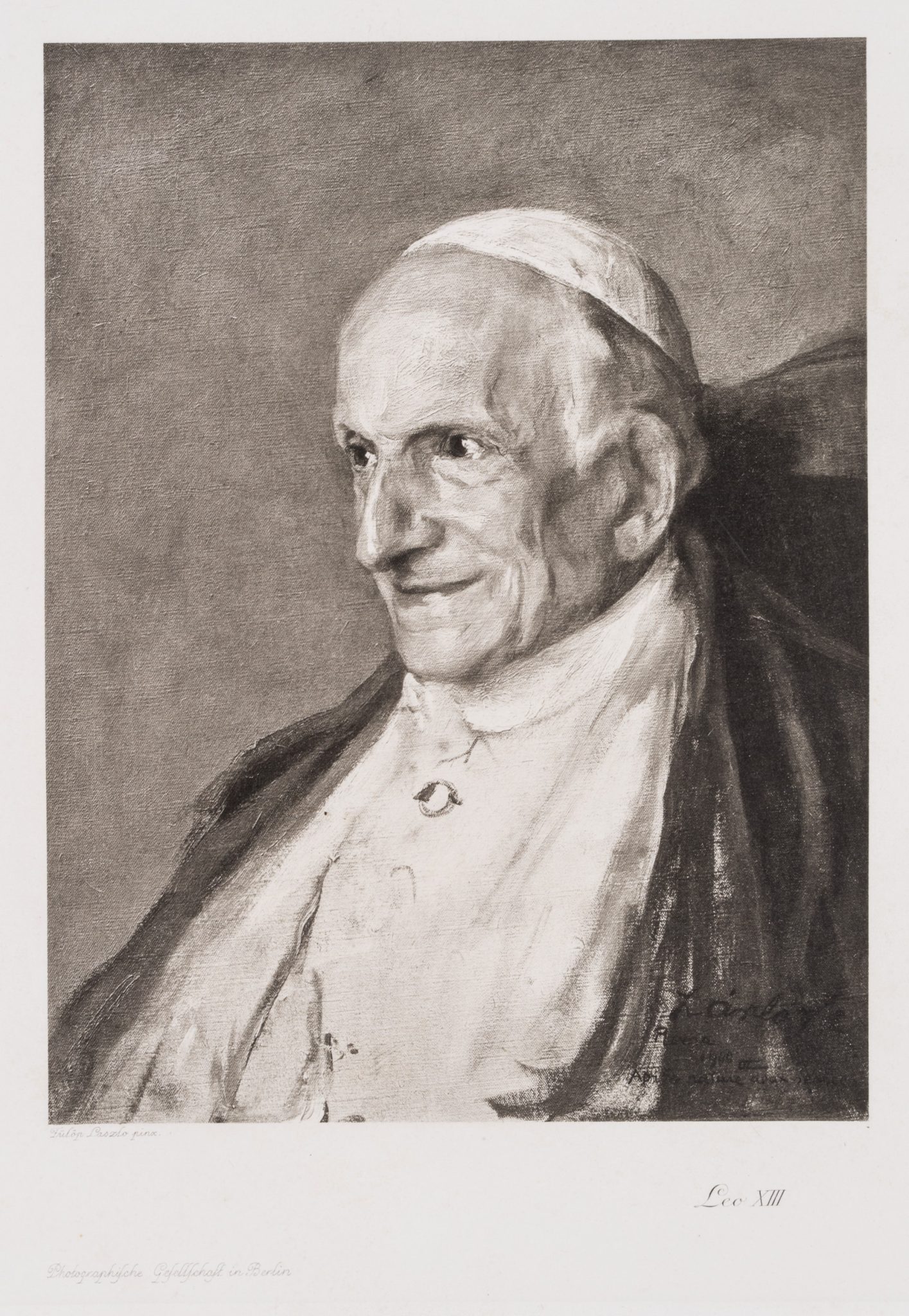 Porträt Papst Leo XIII. (1810-1903)