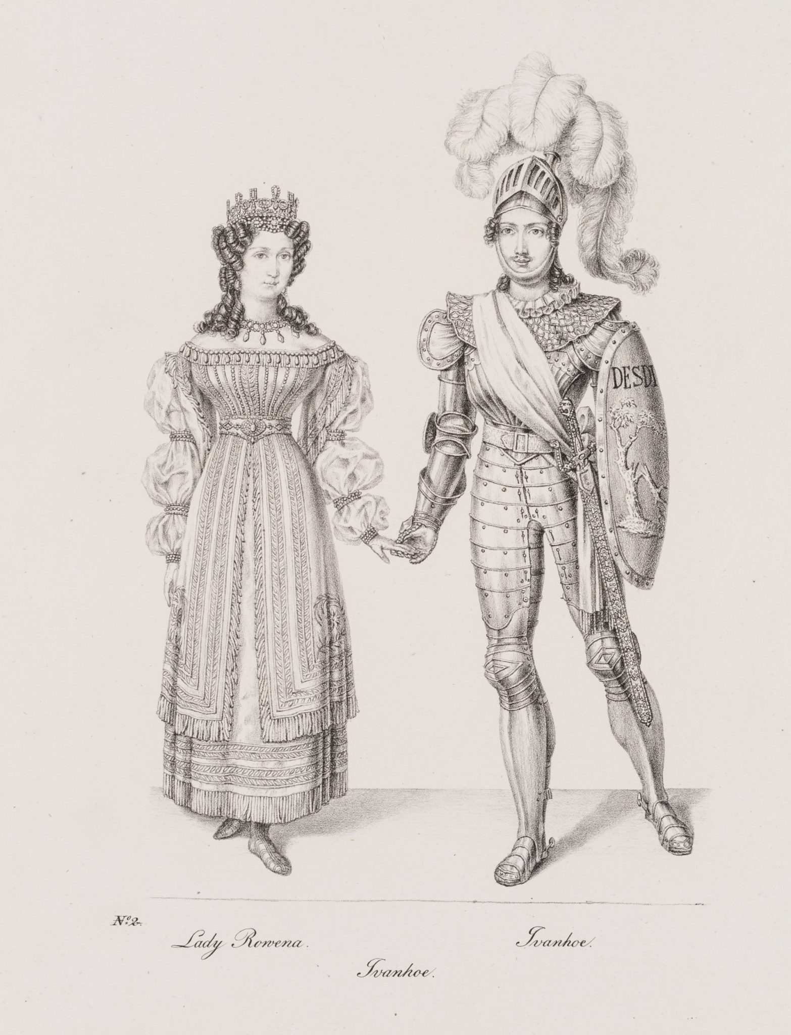 Ivanhoe und Lady Rowena