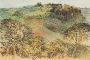 Landschaft in der Toskana