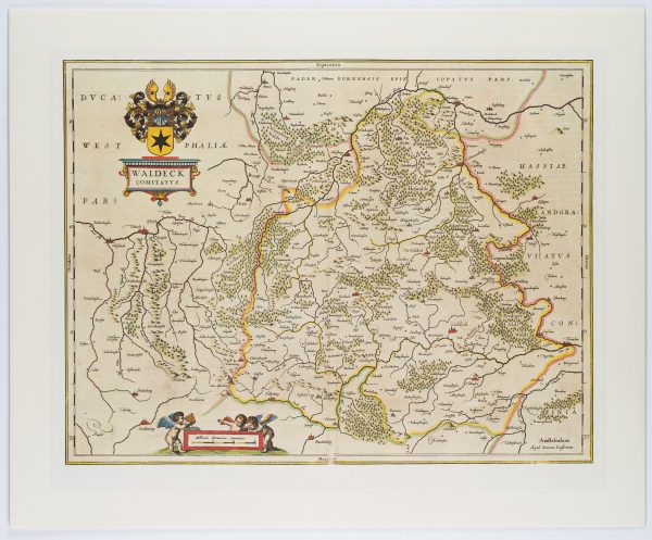 Aus der Sammlung „Alte Landkarten": Hessen auf alten Landkarten, Faksimile