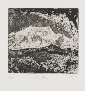 'Nach Regen' Abstrakte Landschaft