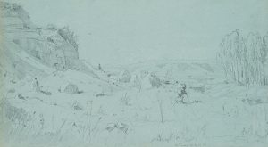 Landschaft am Teverone, Aniene