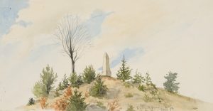 Postsäule im Prießnitzgrund