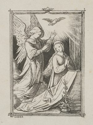 Maria mit dem Engel Gabriel