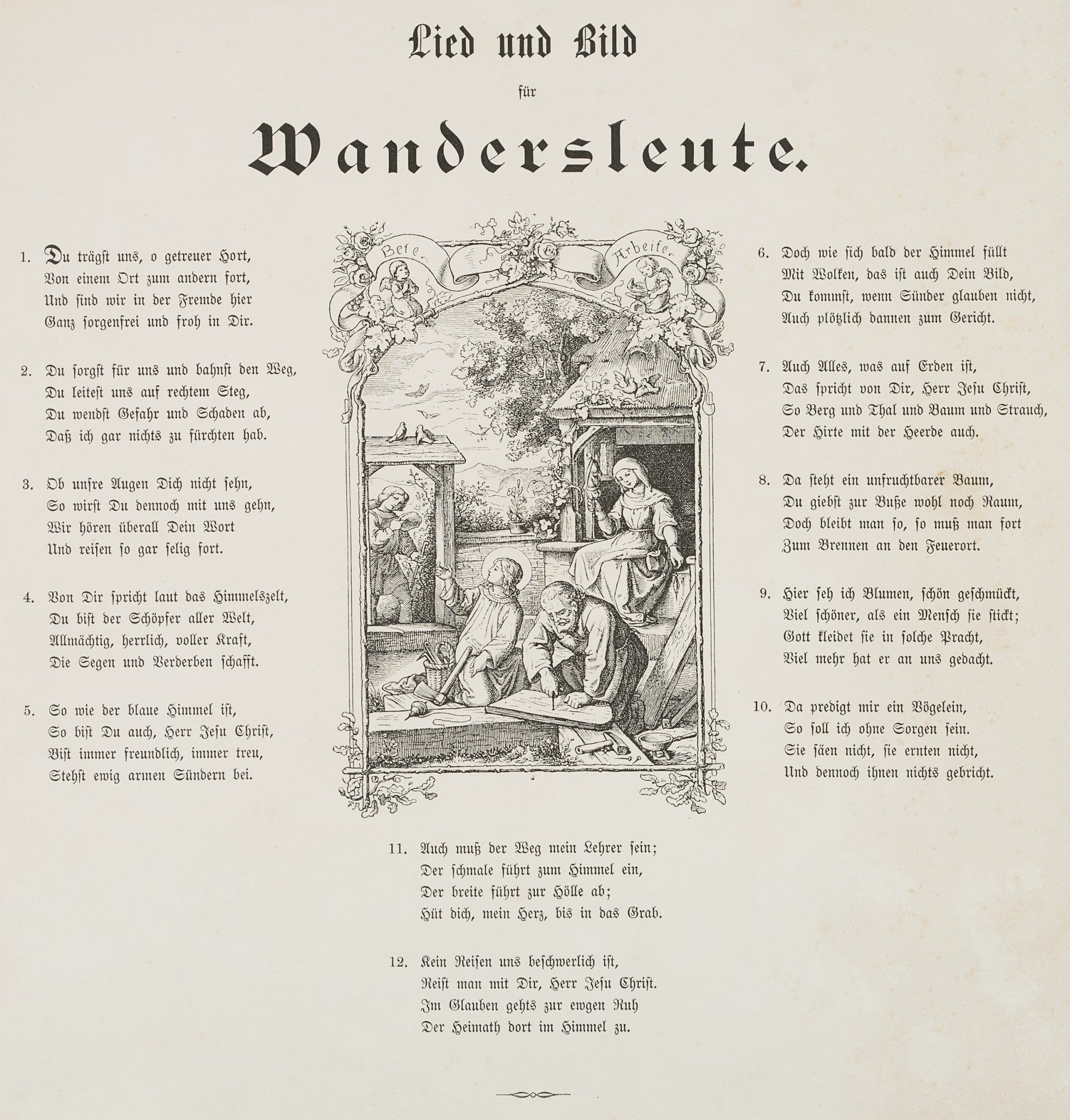 Lied und Bild für Wandersleute