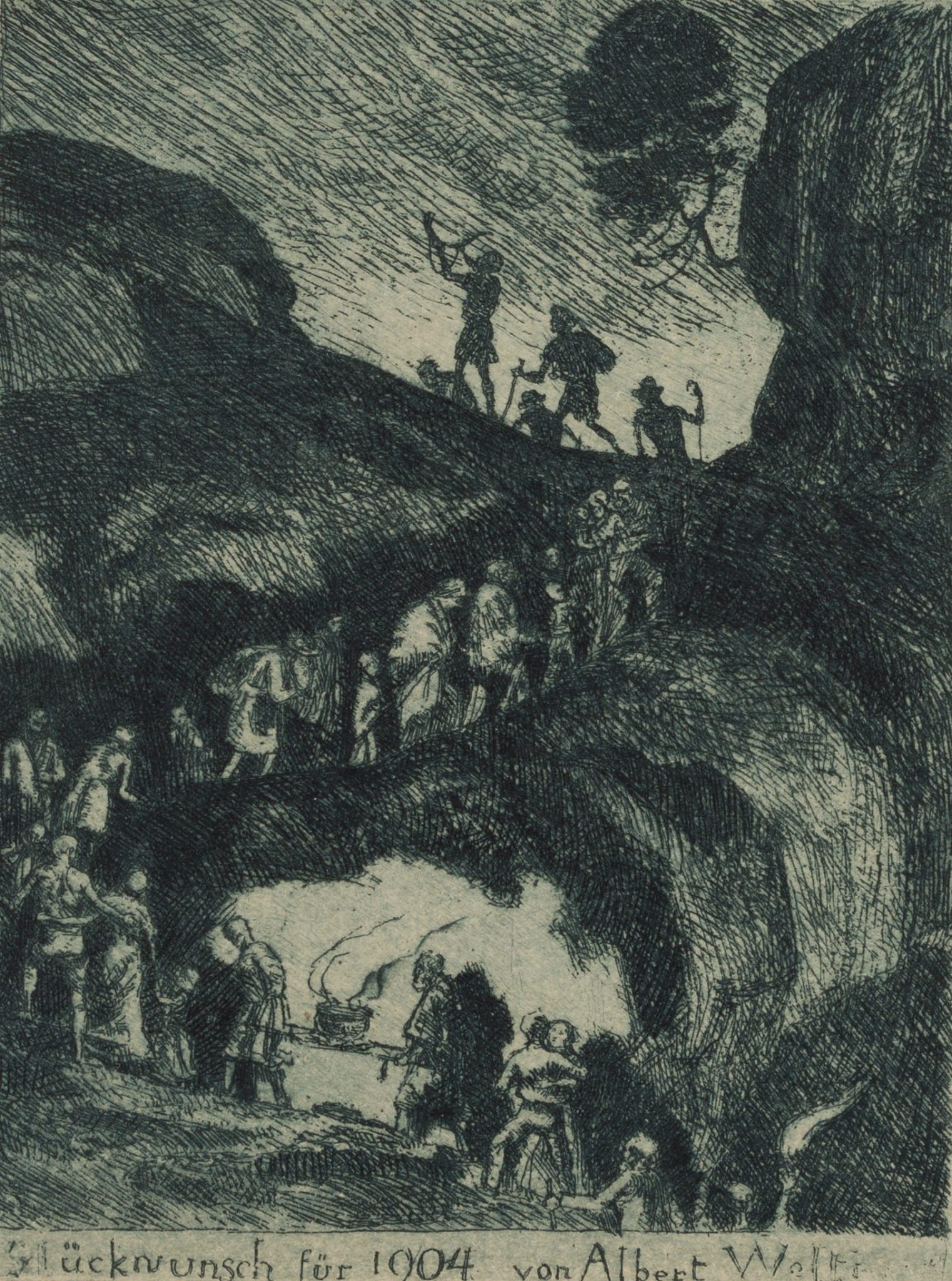 'Glückwunsch für 1904'